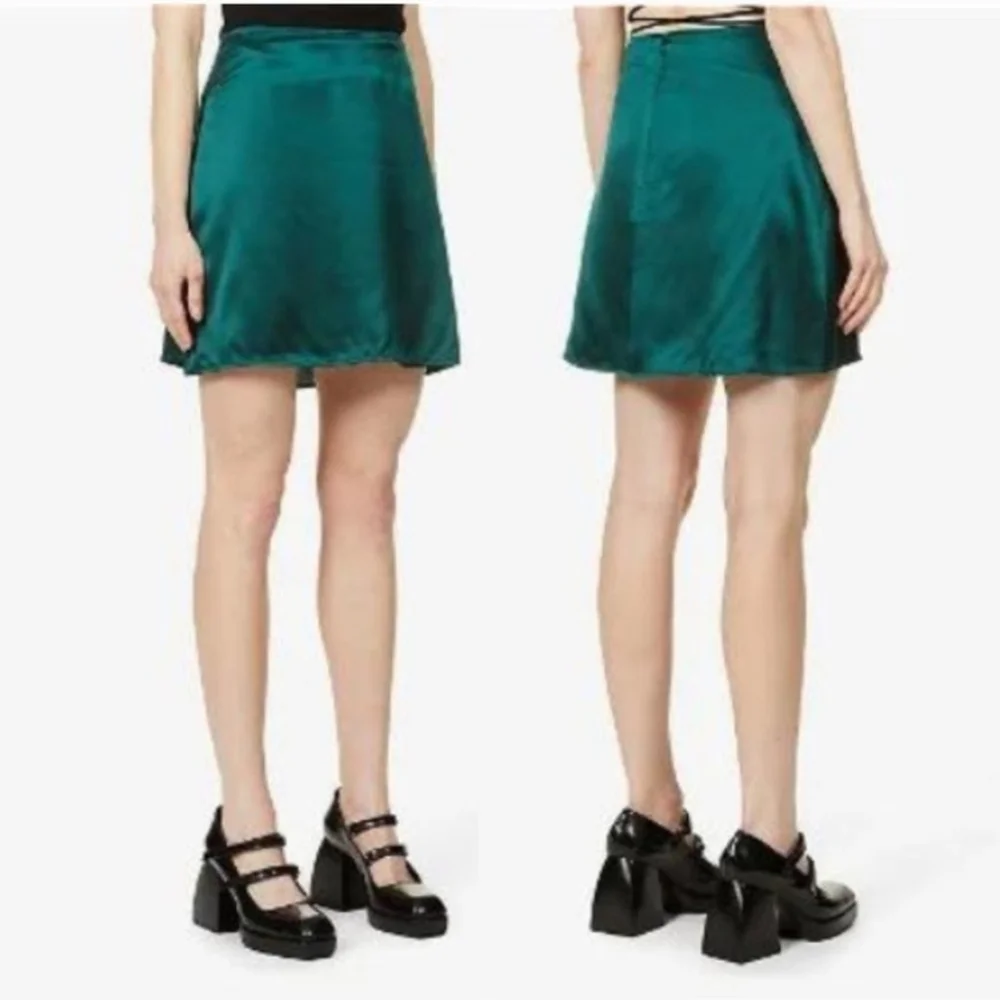 Reformation Benson 100% Silk Mini Skirt - Picture 2 of 7